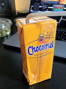 Chocomel plakje