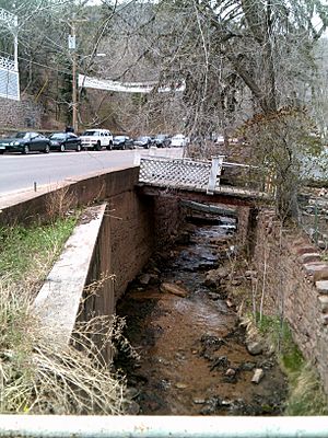 Creek along Ruxton Avenue