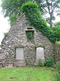 Crosbie Church gable end, Ayrshire