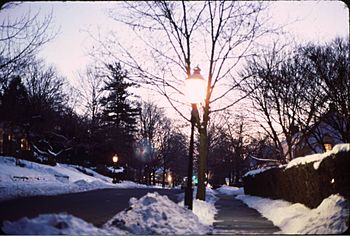 Gaslights on Vose Avenue, South Orange, NJ