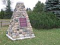 Glengarry Landing Stone Cairn Ontario Canada