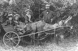 Herzl with daughters