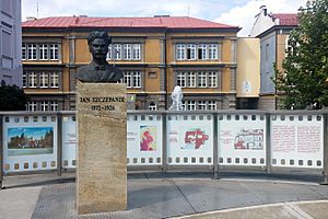 Jan Szczepanik memorial Tarnow Poland