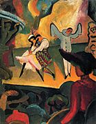 Macke Russisches Ballett 1