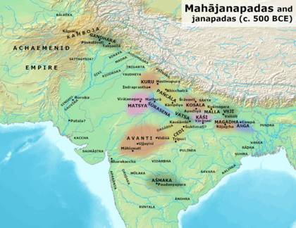 Mahajanapadas (c. 500 BCE)