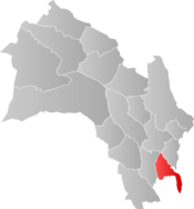 Drammen within Buskerud