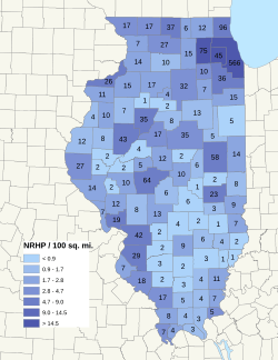 NRHP Illinois Map.svg