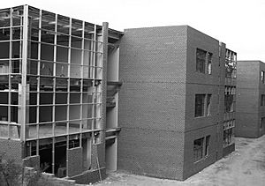 New building construction at Enloe High School