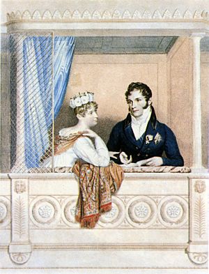 Princess Charlotte Augusta of Wales and Leopold I after George Dawe