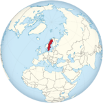 Sweden on the globe (Europe centered).svg