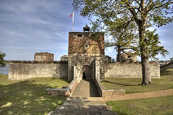 Upnor Castle west side