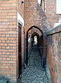 West Memorial Hall buttresses