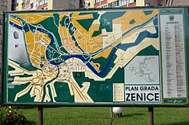 Zenica map