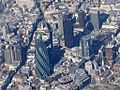 Aerial view of the City of London