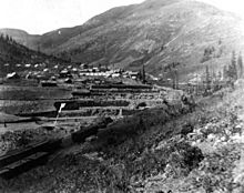 Animas Forks railroad & town