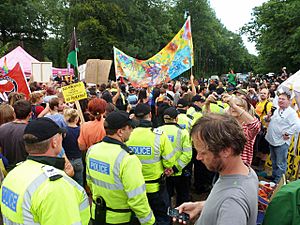 Balcombe anti frack protest