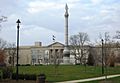 Battle of Monmouth Monument at Courthouse