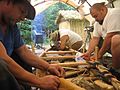 Birch Bark Canoe Making