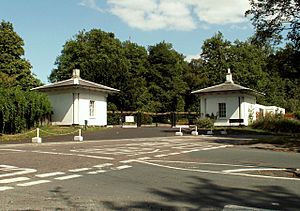 Entrance to Great Hyde Hall, near Sawbridgeworth, Herts. - geograph.org.uk - 216852