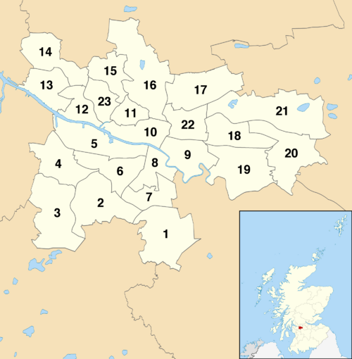 Glasgow wards 2017 labelled