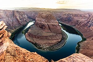 Horseshoe Bend at sunset