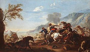 Jacques Courtois - Battle scene