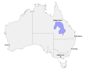 Location of Galilee Basin