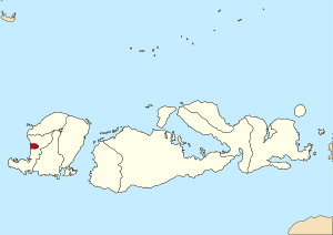 Location within West Nusa Tenggara