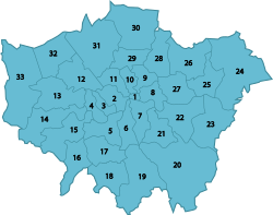 Boroughs of London