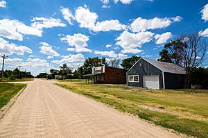 Main Street in Max, July 2017