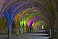 Monks' cellarium, Fountains Abbey