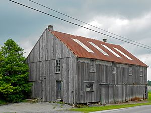 Barn in town