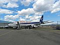 Pacific Western B737 at the Alberta Aviation Museum