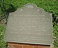 Plaque at William Workman Home