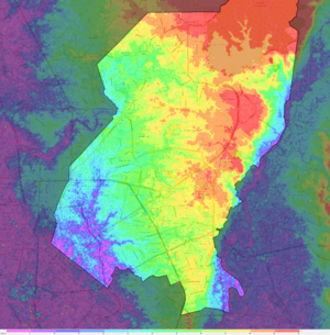 Quezon City Elevation Map