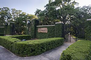 Rice University Main Entrance