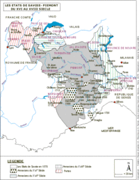 Savoie 16 18e siecles