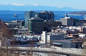 Seattle SoDo seen from Rizal Park