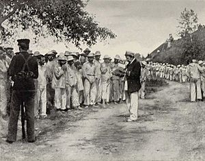 Spanish Navy Prisoners of War at Seavey's Island