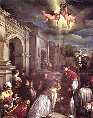 St-valentine-baptizing-st-lucilla-jacopo-bassano