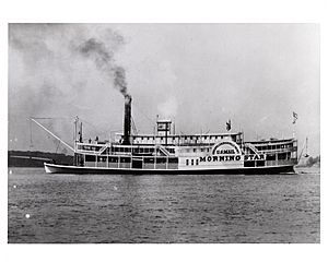 Steamboat "Morning Star", 1858