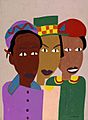 Three Friends, by William H. Johnson