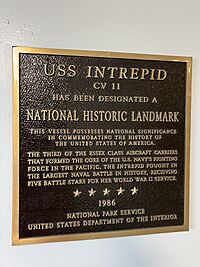 USS Intrepid marker