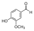 Molecular structure of vanillin