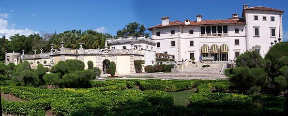 Vizcaya from south gardens