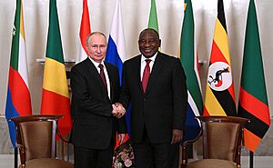 Vladimir Putin and Cyril Ramaphosa (2023-06-17)