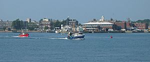 Woods Hole, MA from the water