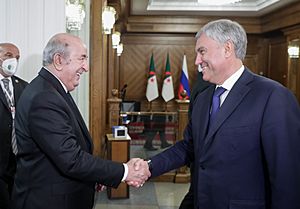 Abdelmadjid Tebboune & Vyacheslav Volodin - 2023