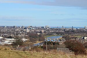 Aberdeen from Tollohill Woods