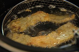 Chicken fried bacon homemade